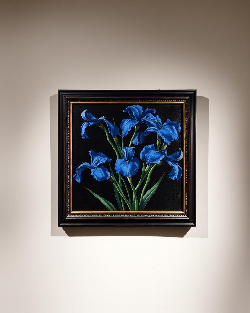 Blue Iris — олія на полотні